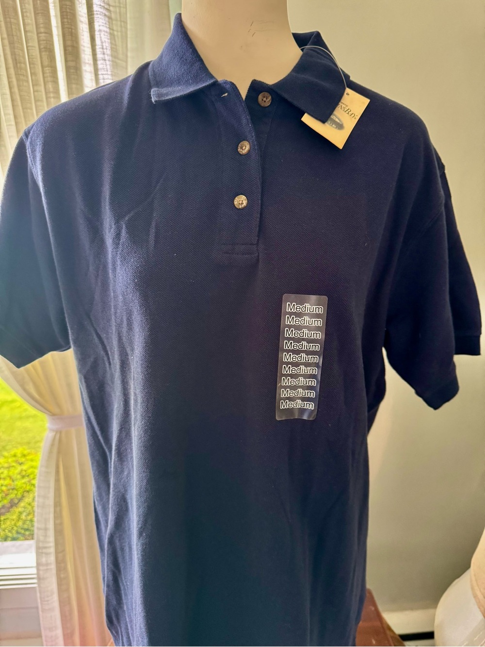 St. John's Bay Navy Blue Women’s Polo